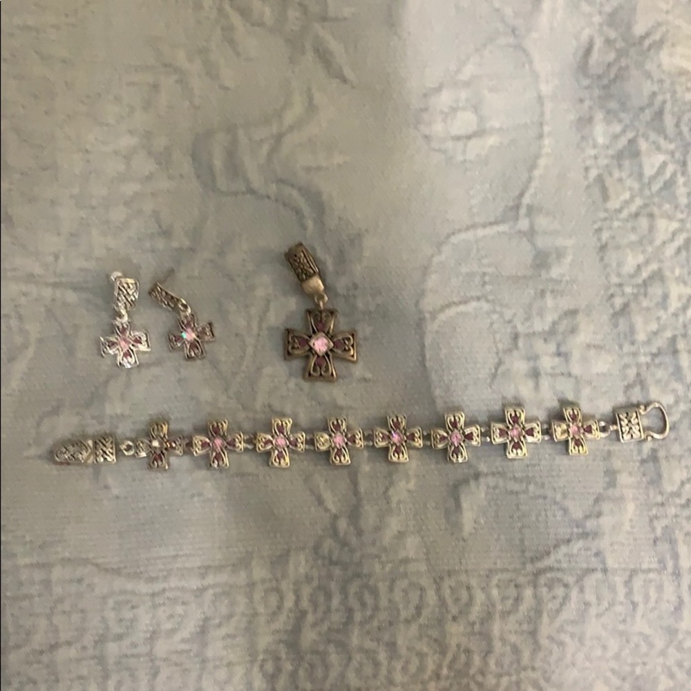 Set of  silver jewelry